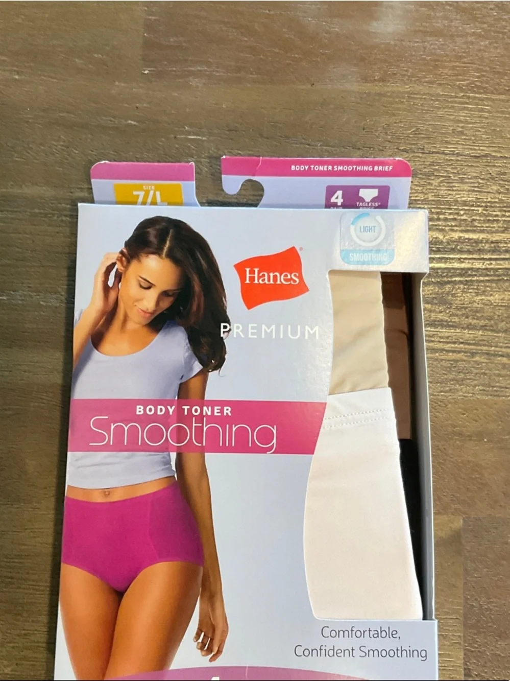 Hanes Premium Smoothing Briefs - Beige - Picture 1 of 1